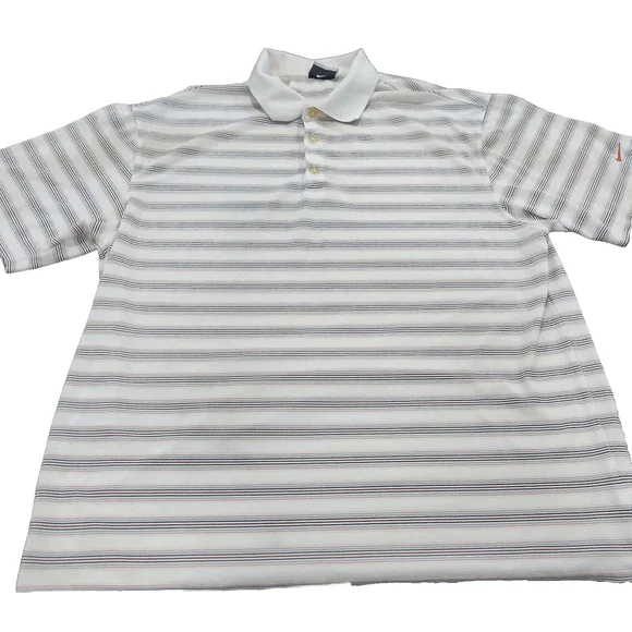 Nike Golf Dri-Fit Mens Polo Shirt Short Sleeves XL Multicolor Activewear - Picture 2 of 7